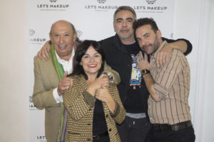 Francis Montesinos en la inauguracion de letsmakeup